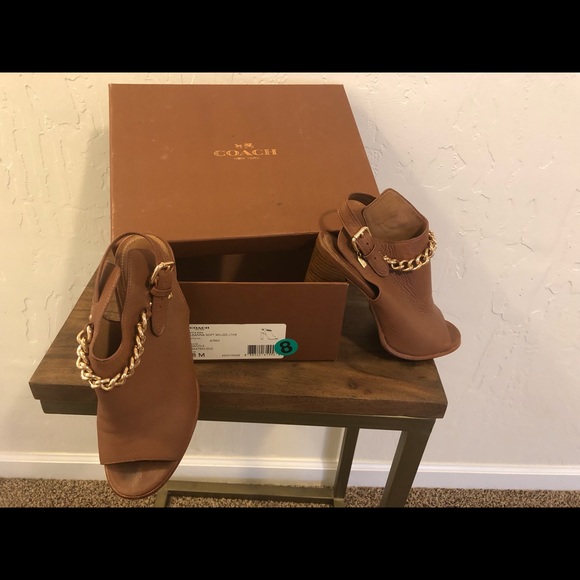 Coach Shoes - Coach leather ankle booties